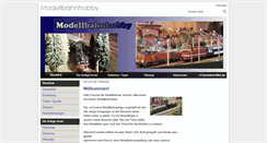 Desktop Screenshot of modellbahnhobby.eisenbahnrelikte.de